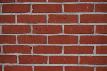 Red brick wall