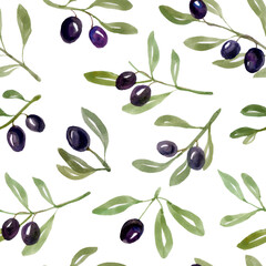 pattern with olives