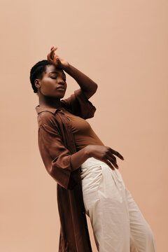 Fashion portrait of black woman