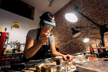 Woman in Artisan Workshop