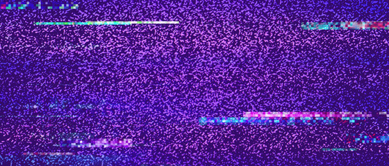 Pixelated VHS glitch background - 420584351
