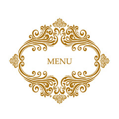 ornamental floral elements for design in vintage stile.