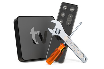 Service and repair of digital media player, 3D rendering