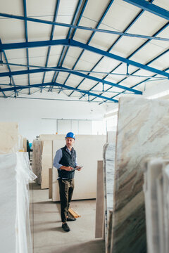A Work Day in the Marble Warehouse