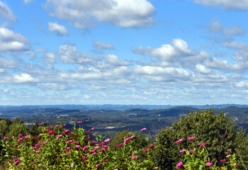 Obraz premium Appalachian View of Kingsport and Valley