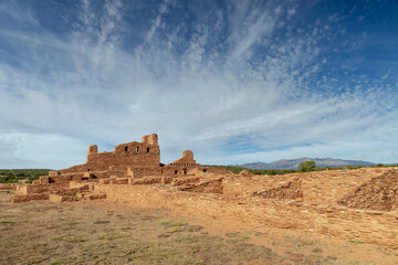 Abo Ruins at Salinas Pueblo Missions National Monument, New Mexico.
