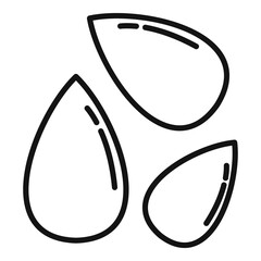 Farm seed icon, outline style