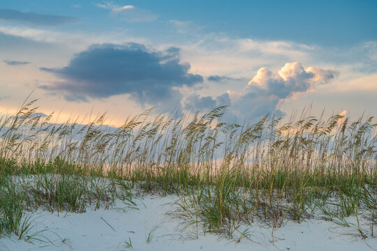 Beautiful Skies Over Sand Dunes