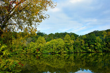 Solitude on a Lake While Fishing