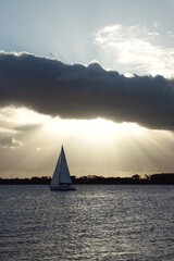 sailboat in the sea