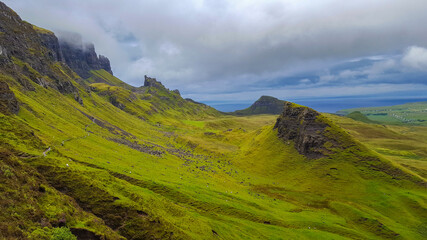 Hillside Landscape In Scotland