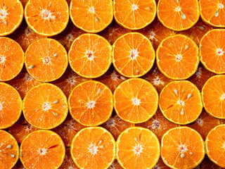 Sliced oranges pattern