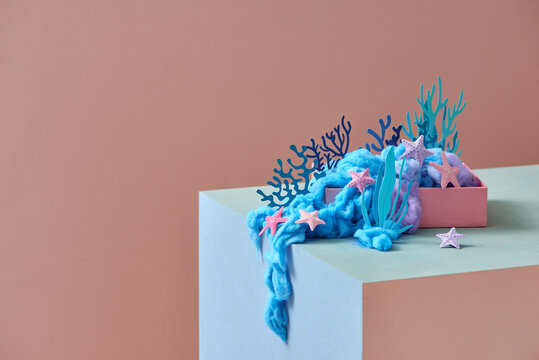 Deep-sea creatures, cut with the paper