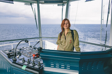 Letting Go, Woman controls a Cruise Ship, a member of the naval team