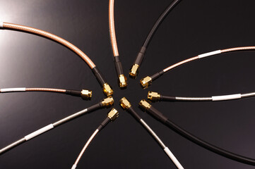 Coaxial cables for RF and microwave isolated