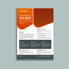 Clean and Modern Business Flyer Template Design