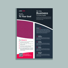 Creative Red Flyer Template Design