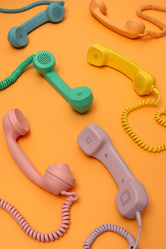 Vinage colorful phone handsets