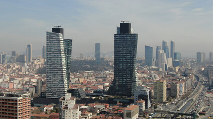 Obraz premium aerial view of istanbul city
