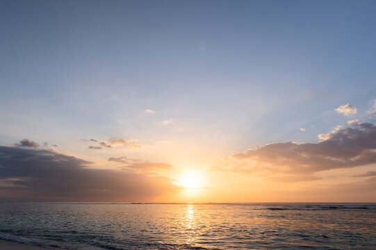 sunset seascape