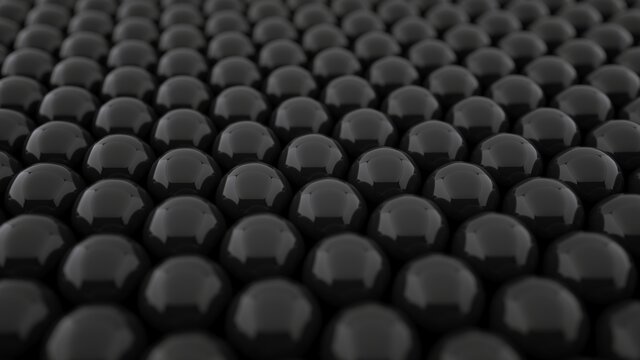 abstract black dark background photo of balls with dof and focus 4k wallpaper