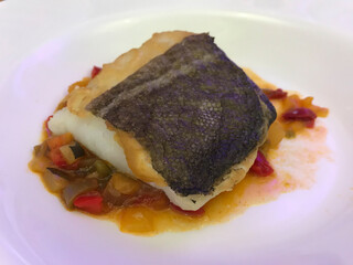 BACALAO EN SALSA