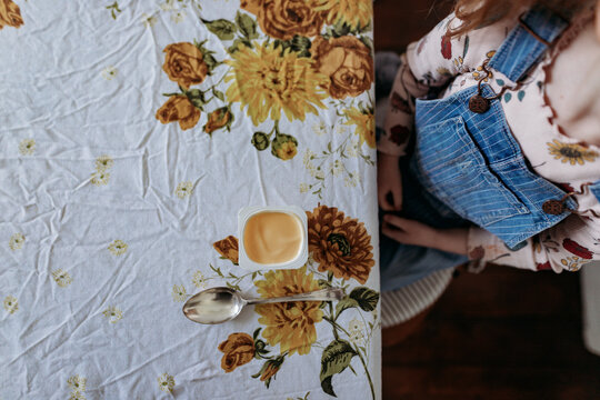 custard and girl