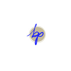 bp handwritten logo for identity