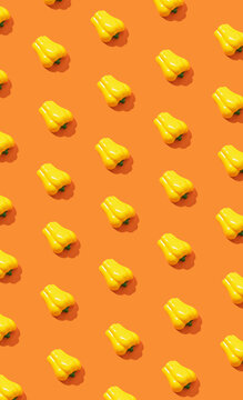 Yellow paprika pepper vegetable