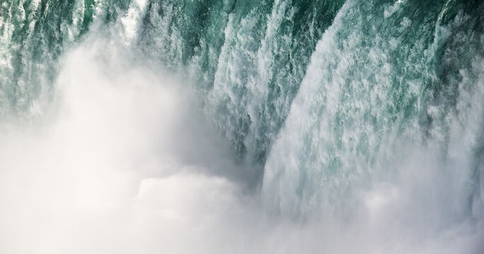 Abstract Closeup of Canadian Niagara Falls
