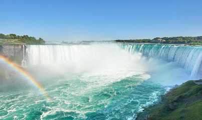 Canadian Niagara Falls with Rainbow