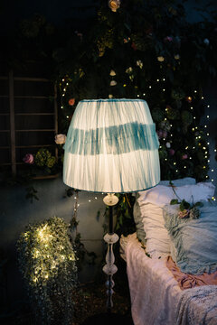 Romantic night scenery outside
