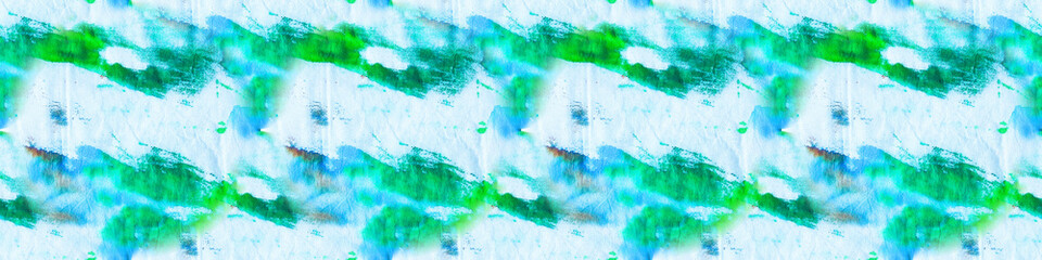 Seamless colorful banner with colorful spots,