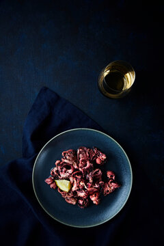 Baby Octopus with White Wine