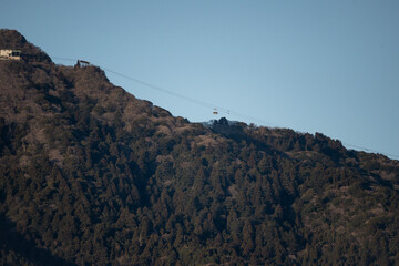 筑波山 ロープウェイ ロープウェー ropeway ゴンドラ ゴンドラリフト gondola lift