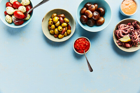 Mediterranean Tapas Horizontal Shot