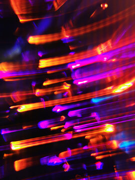Colorful glitchy lights