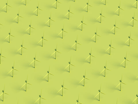 Turbine Patterns, Green
