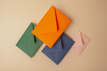Coloured envelopes
