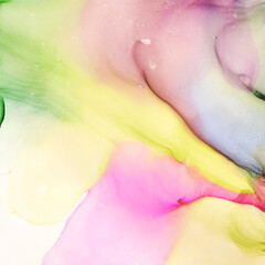 Alcohol ink background. Colorful abstract