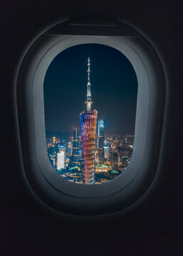 Night view of Guangzhou Tower