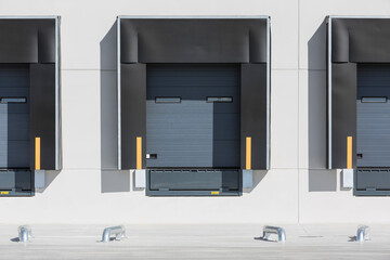 Empty Loading Dock Bays