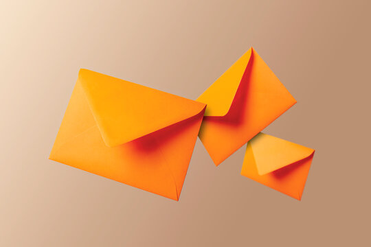 Orange envelopes