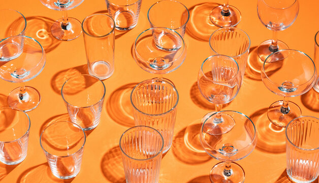 Various Glass / crystal -cups / glassware