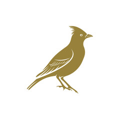 Fototapeta premium Lark bird design vector illustration, Creative Lark bird logo design concepts template, icon symbol