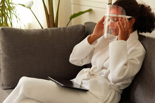 relaxing at home wellness