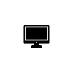 Monitor icon vector for computer, web and mobile app 