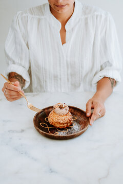 hazelnut cream puffs