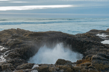 Oregon, Siuslaw National Forest, Cape Perpetua, Thor's Well