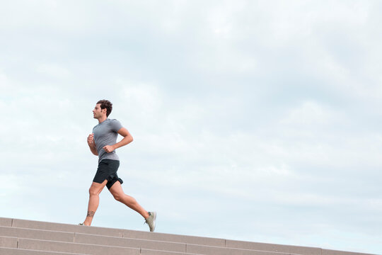 Running Sportsman On Paved Waterfront